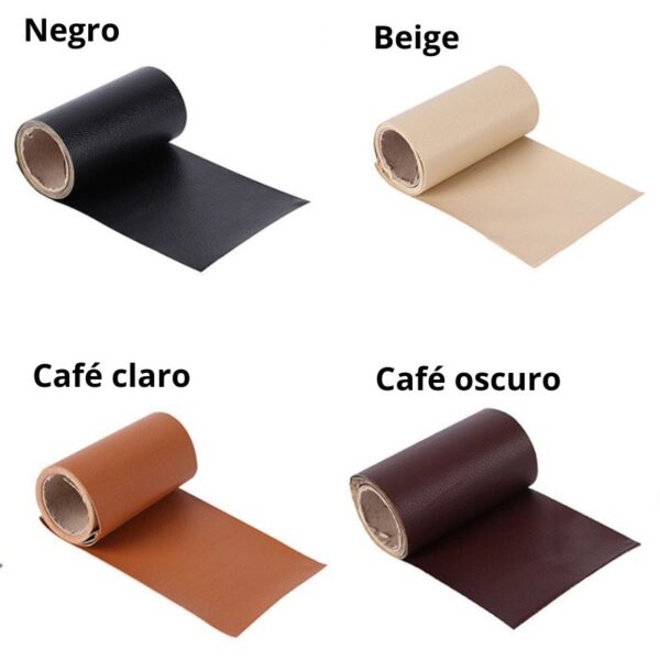 Reparador de cuero autoadhesivo